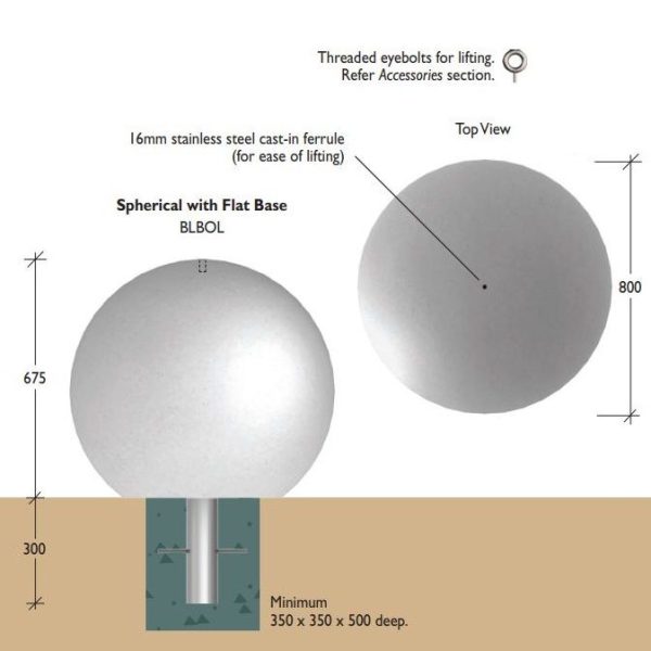 Colossus Pre-Cast Concrete Bollards