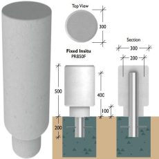 Roman Concrete Bollards