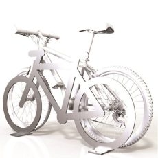 SecuraBike Bicycle Shaped Bike Base Plate Rail